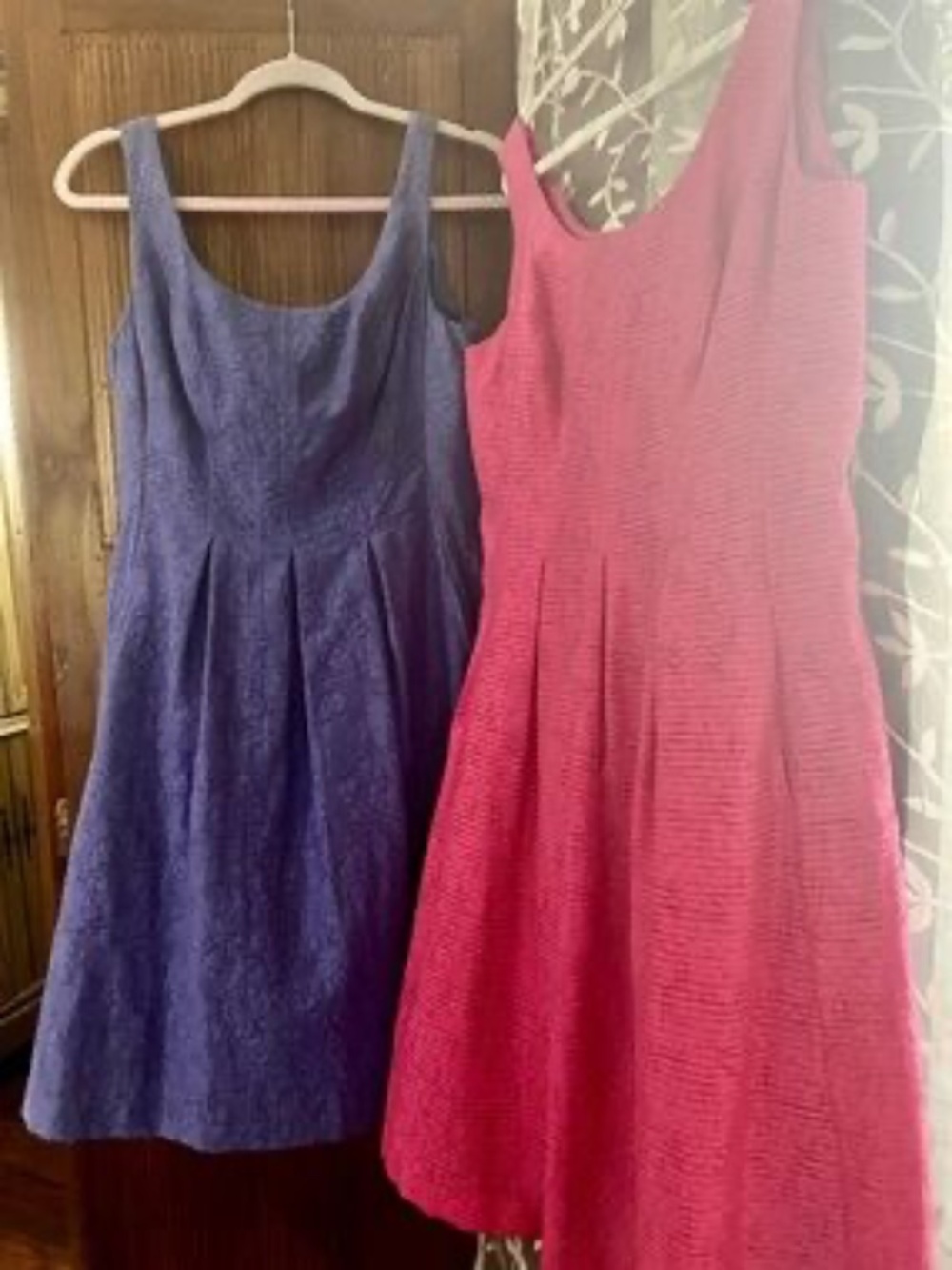 Nine West Women’s  Dress sz 10 Violet Textured Sleeveless Fit & flare